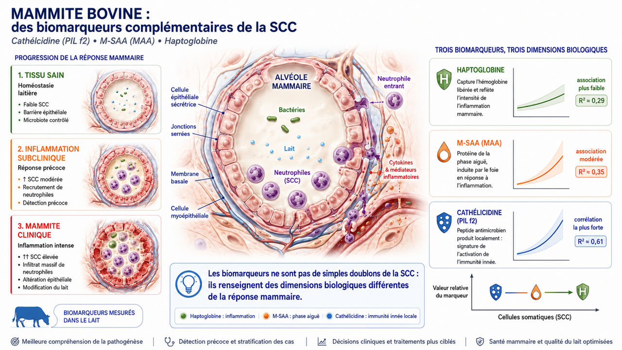 Comparaison des biomarqueurs